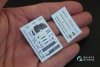 Quinta Studio QD48089 Me-262A 3D-Printed & coloured Interior on decal paper (for HobbyBoss kit) 1/48